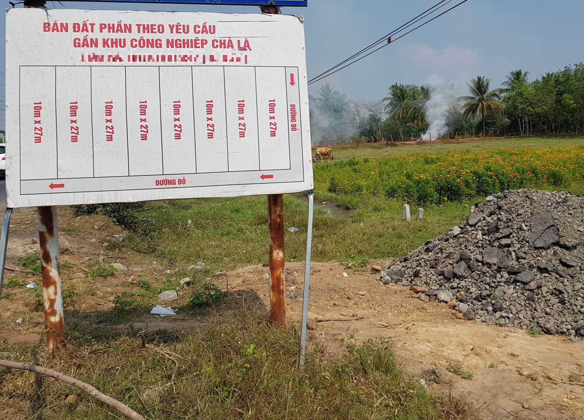 Đất nông nghiệp được phân lô, bán nền một cách tràn lan 