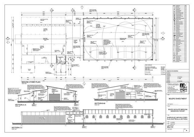 Hồ sơ cần có bản thiết kế xây dựng nhà kho