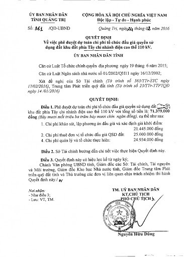 Nghị định về đấu giá quyền sử dụng đất