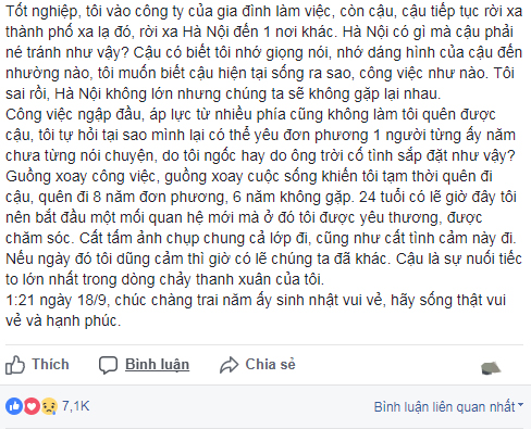 Câu chuyện tình yêu đơn phương của một cô gái