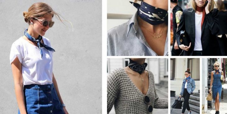 Cách phối đồ với khăn bandana cực xinh cho nàng tự tin xuống phố