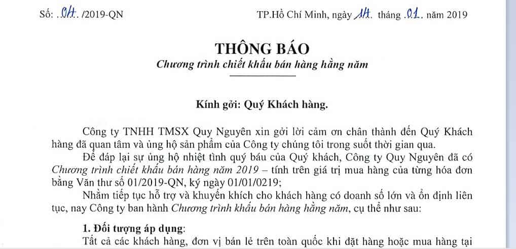 Công văn thông báo là gì?