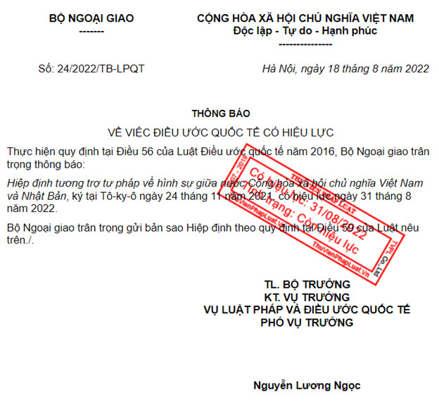 Các nội dung trong mẫu công văn thông báo